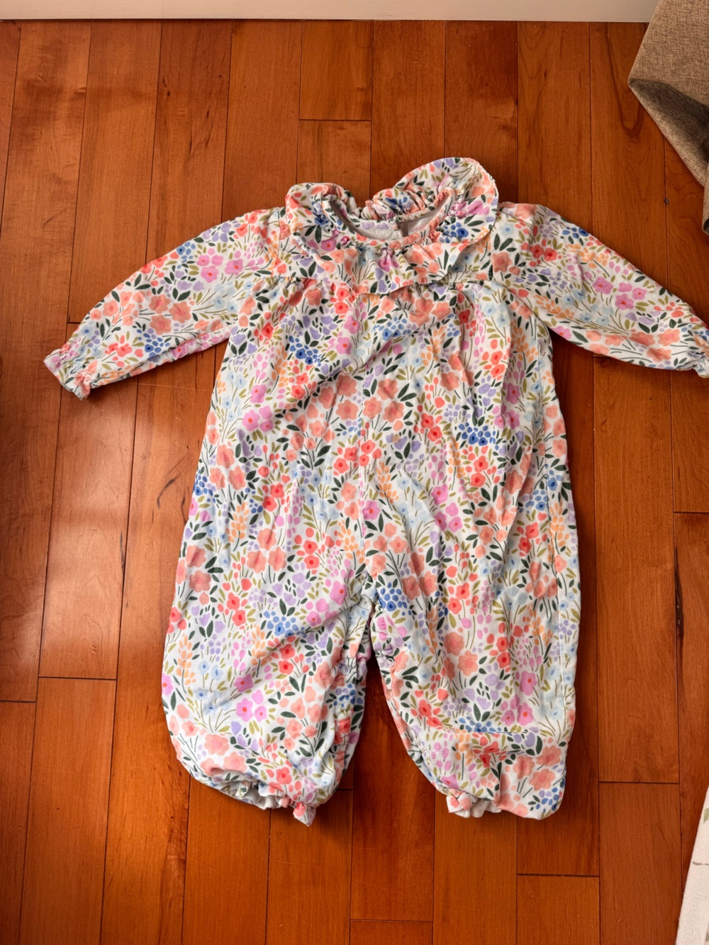 Corduroy Romper Bubble